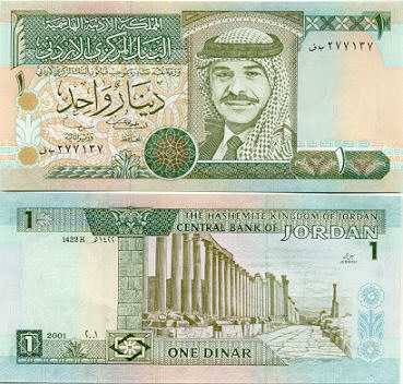 Jordan - Jordanian Currency Banknote Photo Gallery - Banknotes of Jordan - Banknotes.com
