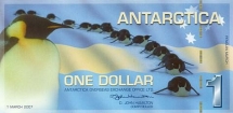 Antarctica 1 Dollar 2007