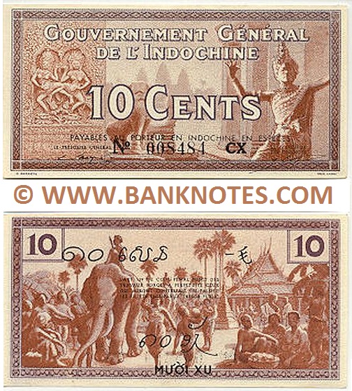 French Indo-China Currency Gallery