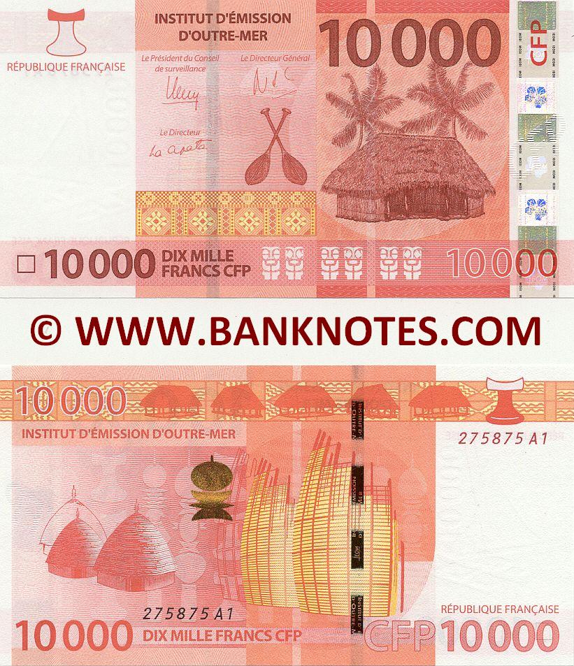 French Pacific Territories 10000 Francs (2014) (090579B0) UNC