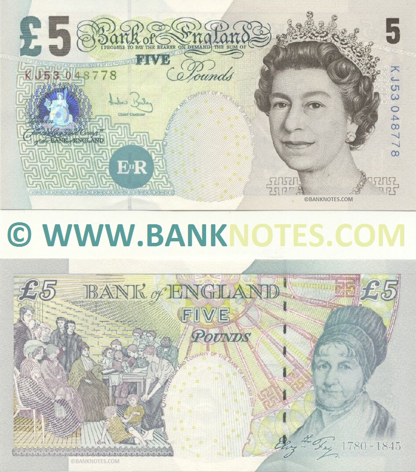 Great Britain 5 Pounds 2002 (2004-11)