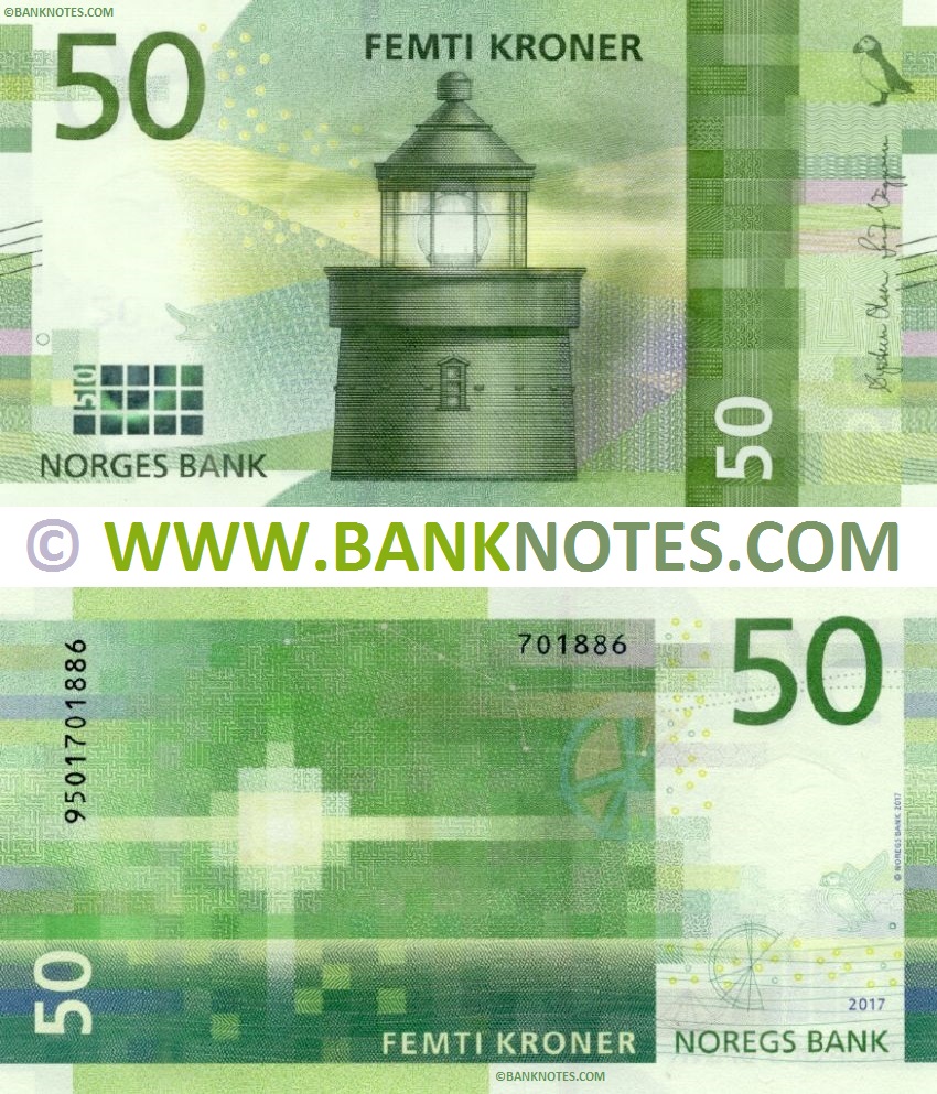 Norway 50 Kroner 2017 (460124351x) UNC