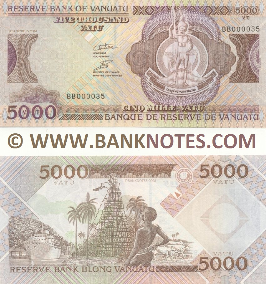 Vanuatu 5000 Vatu (2008) (BB000032) UNC