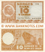 Norway 10 Kroner 1965 (D prefix) (circulated) VF