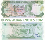 Belize 1 Dollar 1.1.1986 (A/11 331863) UNC