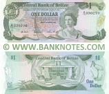 Belize 1 Dollar 1.1.1987 (A/15 330270) UNC