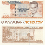 Cuba 200 Pesos 2022 (HF-41/43305x) (Sig.25: MSW González) UNC