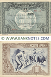 Spain 100 Pesetas 1.1.1937 Bilbao – Civil War (Nº401451) (lt. circulated) XF-AU