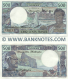 New Hebrides 500 Francs 1979 (Sig: Roland-Billecart; Theron) (O.1/01321079) UNC