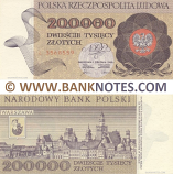 Poland 200000 Zlotych 1.12.1989 (L 3568559) UNC