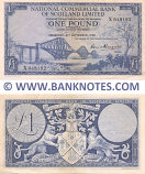 Scotland 1 Pound Sterling 16.9.1959 (X 048192) (circulated) VF-XF