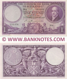 Scotland 1 Pound Sterling 2.1.1947 (Commercial Bank of Scotland) (26A/524476) (lt. circulated) XF-AU