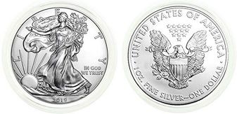American Silver Eagle 2019 with Certificate of Authenticity